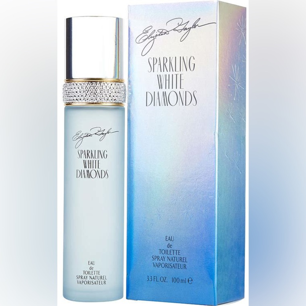 Elizabeth Taylor - Sparkling White diamond , perfume - 1.7 FL. Oz. Never used.